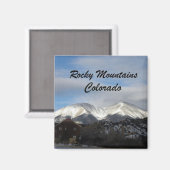 Rocky Mountains, Colorado Magnet (Vorderseite/Rückseite)