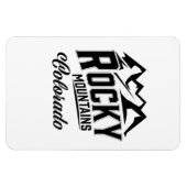 Rocky Mountains Colorado Magnet (Horizontal)