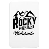 Rocky Mountains Colorado Magnet (Vertikal)