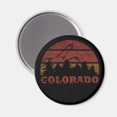 Rocky Mountains Colorado Magnet (Vorderseite/Rückseite)