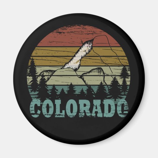 Rocky Mountains Colorado Magnet (Vorne)