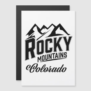 Rocky Mountains Colorado Magnetkarte