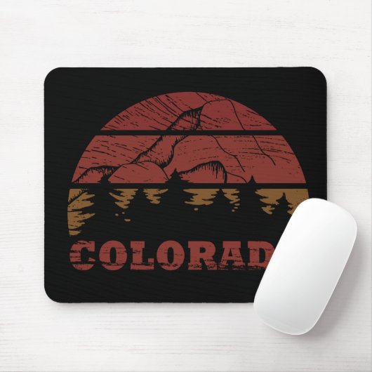 Rocky Mountains Colorado Mousepad (Mit Mouse)
