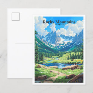 Rocky Mountains Colorado Postkarte