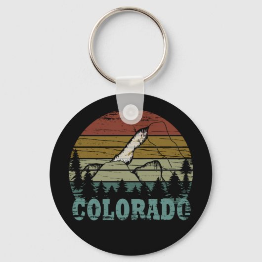 Rocky Mountains Colorado Schlüsselanhänger (Vorderseite)