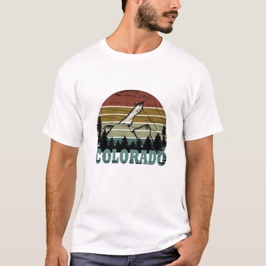 Rocky Mountains Colorado T-Shirt (Vorderseite)