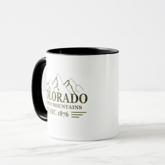Rocky Mountains Colorado Tasse (Vorderseite Links)