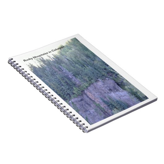 Rocky Mountains Foto Notebook Notizblock (Rechte Seite)