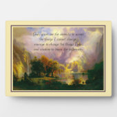 Rocky Mountains Geländeplakette Fotoplatte (Vorderseite)