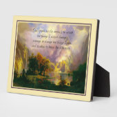 Rocky Mountains Geländeplakette Fotoplatte (Seite)