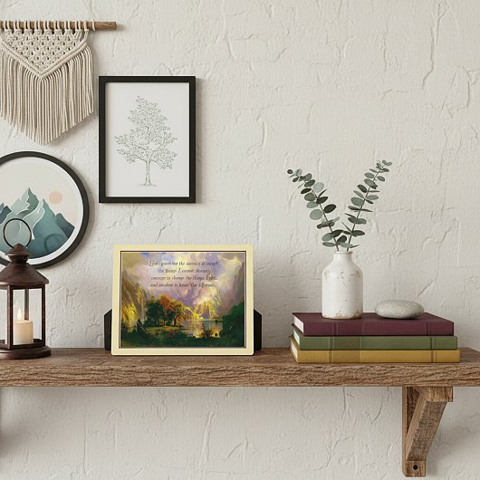 Rocky Mountains Geländeplakette Fotoplatte