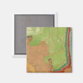 Rocky Mountains Geologie Magnet (Vorderseite/Rückseite)