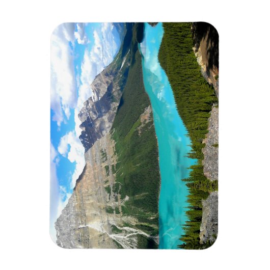 Rocky Mountains Lago Magnet (Vertikal)