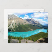 Rocky Mountains Lake Postcard Postkarte (Vorne/Hinten)