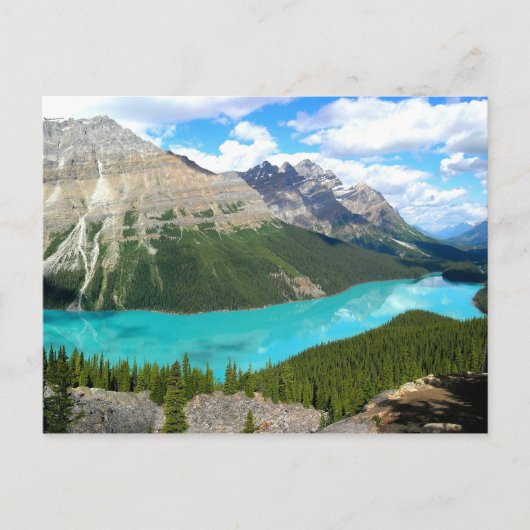 Rocky Mountains Lake Postcard Postkarte (Vorderseite)