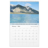 Rocky Mountains & Lakes Inspirational Photo Kalender (Feb 2026)