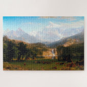 Rocky Mountains, Lander's Peak, Albert Bierstadt Puzzle (Horizontal)