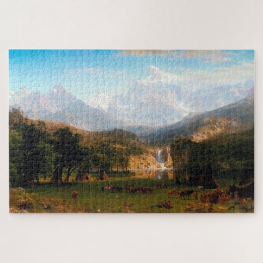Rocky Mountains, Lander's Peak, Albert Bierstadt Puzzle (Horizontal)