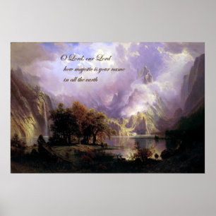 Rocky Mountains Landschaft Poster