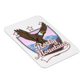 Rocky Mountains-Logo Magnet (Rechte Seite)