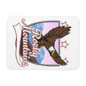 Rocky Mountains-Logo Magnet (Horizontal)