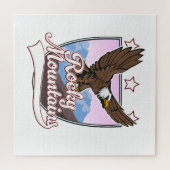 Rocky Mountains-Logo Puzzle (Horizontal)