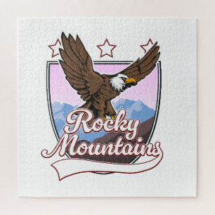 Rocky Mountains-Logo Puzzle