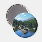 Rocky Mountains Magnet (Vorderseite/Rückseite)