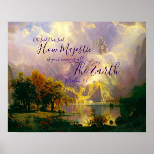 Rocky mountains Majestätisch  Poster