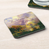 Rocky Mountains Majestic Getränkeuntersetzer (Linke Seite)