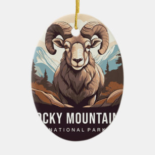 Rocky Mountains National Park Ornamente