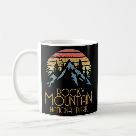 Rocky Mountains Nationalpark Colorado Kaffeetasse (Links)