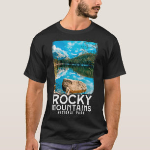 Rocky Mountains Nationalpark Rockies Tourismus T-Shirt