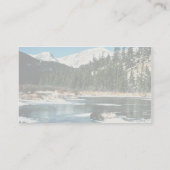 Rocky Mountains, Nationalpark Visitenkarte (Rückseite)