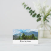 Rocky Mountains Natur Art Landschaft Brauch Visitenkarte (Stehend Vorderseite)