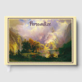 Rocky Mountains personalisiertes Gästebuch (Vorderseite)