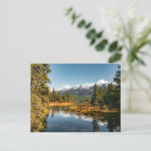 Rocky Mountains Postkarte (Stehend Vorderseite)