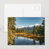 Rocky Mountains Postkarte (Vorne/Hinten)