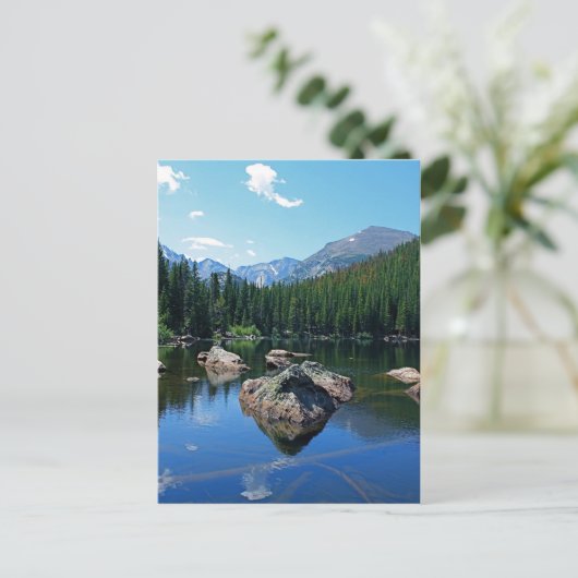 Rocky Mountains Postkarte (Stehend Vorderseite)