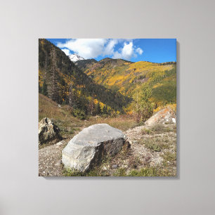 Rocky Mountains Rocks Stretched Canvas Print Leinwanddruck