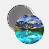 Rocky Mountains | schöne Inspiration Magnet (Vorderseite/Rückseite)