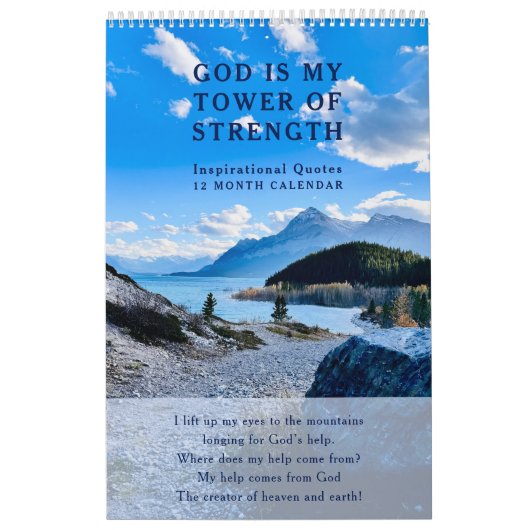 Rocky Mountains & Seen Inspirationsfoto Kalender (Titelbild)