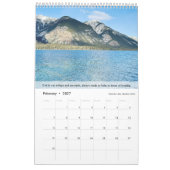 Rocky Mountains & Seen Inspirationsfoto Kalender (Feb 2027)