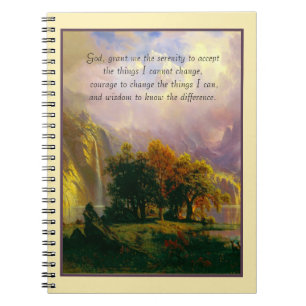 Rocky Mountains Serenity-Gebetbuch Notizblock