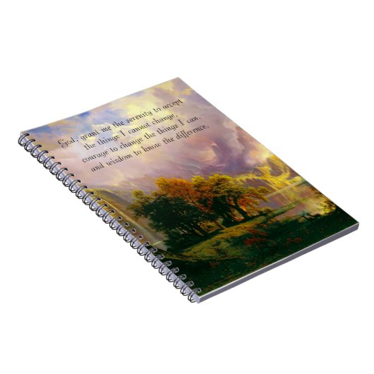 Rocky Mountains Serenity-Gebete Notizheft Notizblock (Rechte Seite)