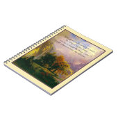 Rocky Mountains Serenity-Gebete Notizheft Notizblock (Linke Seite)