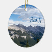 Rocky Mountains-Verzierung - Banff Keramik Ornament (Links)