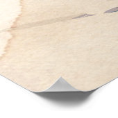 Rocky Mountains Vintage Reiseposter Poster (Ecke)