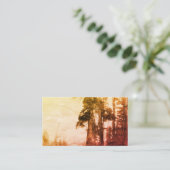 Rocky Mountains Visitenkarte Vorlage Foto Art (Stehend Vorderseite)