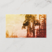 Rocky Mountains Visitenkarte Vorlage Foto Art (Vorderseite)